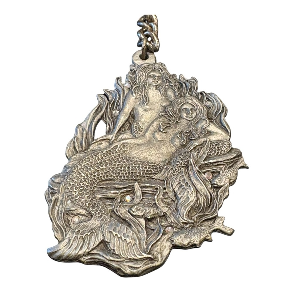 Rawcliffe Pewter Keychain – 1988 Mermaids “Princesses of the Sea” JB8